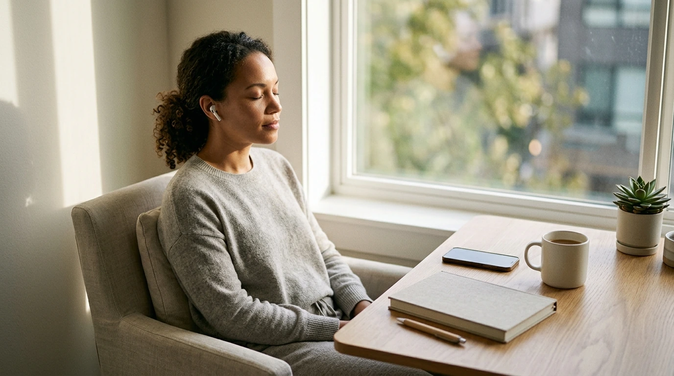 Guided Wealth Affirmations Audio for a Calmer Money Mindset