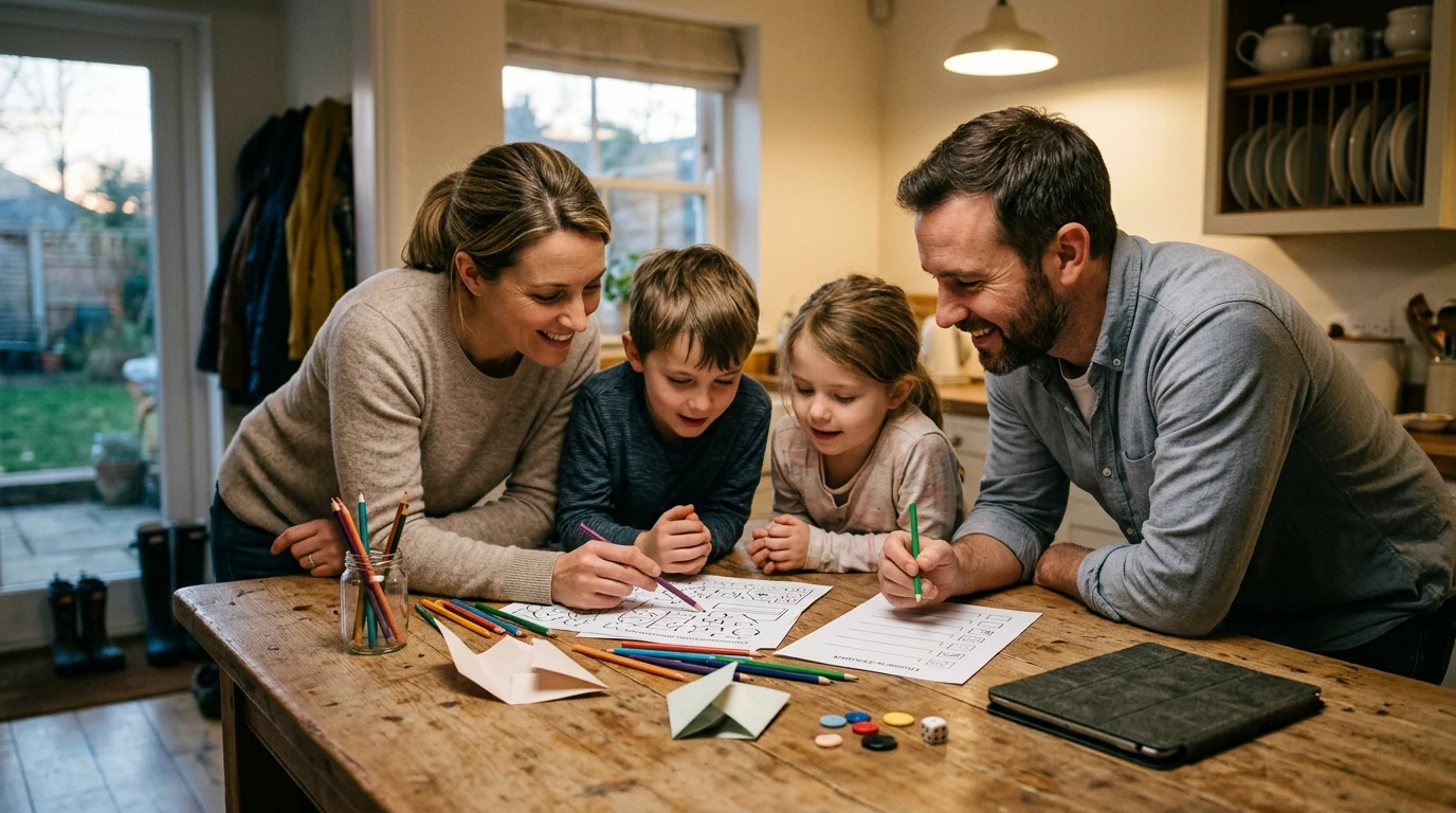 Easy Family Bonding: Printable Activities + Checklist